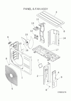 Mitsubishi SRC35ZJ-S spareparts