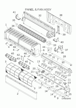 Mitsubishi SRK63ZK-S spareparts