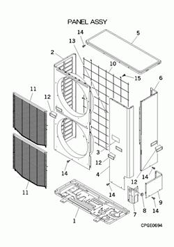 Mitsubishi FDC125VSX spareparts