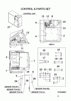 Mitsubishi FDC140VS/C spareparts