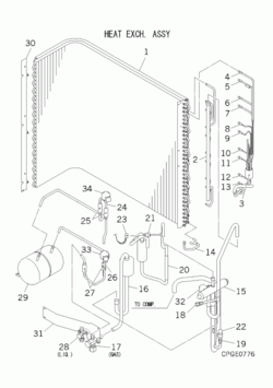 Mitsubishi FDC140VS/C spareparts