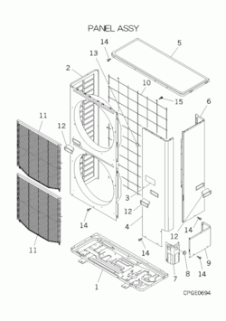Mitsubishi FDC140VSX spareparts