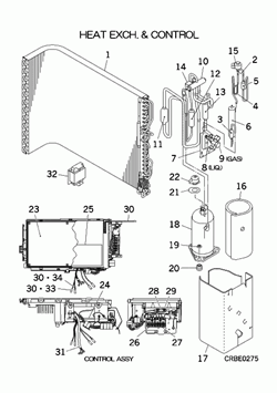 Mitsubishi SRC40ZJX-S spareparts