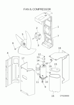 Mitsubishi FDC71VNXA spareparts