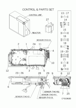 Mitsubishi FDC71VNXA spareparts