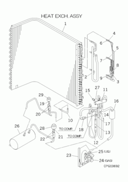 Mitsubishi FDC71VNXA spareparts
