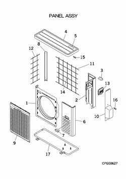 Mitsubishi FDC71VNXA spareparts
