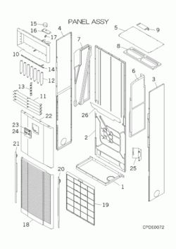 Mitsubishi FDF100VD spareparts