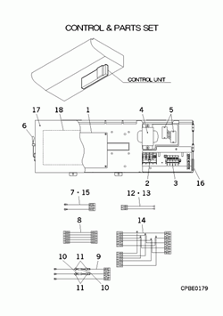Mitsubishi FDEN100VF spareparts