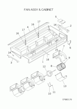 Mitsubishi FDEN100VF spareparts