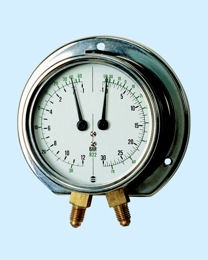 VDH DR75 MANOMETER PRESSURE GAUGE