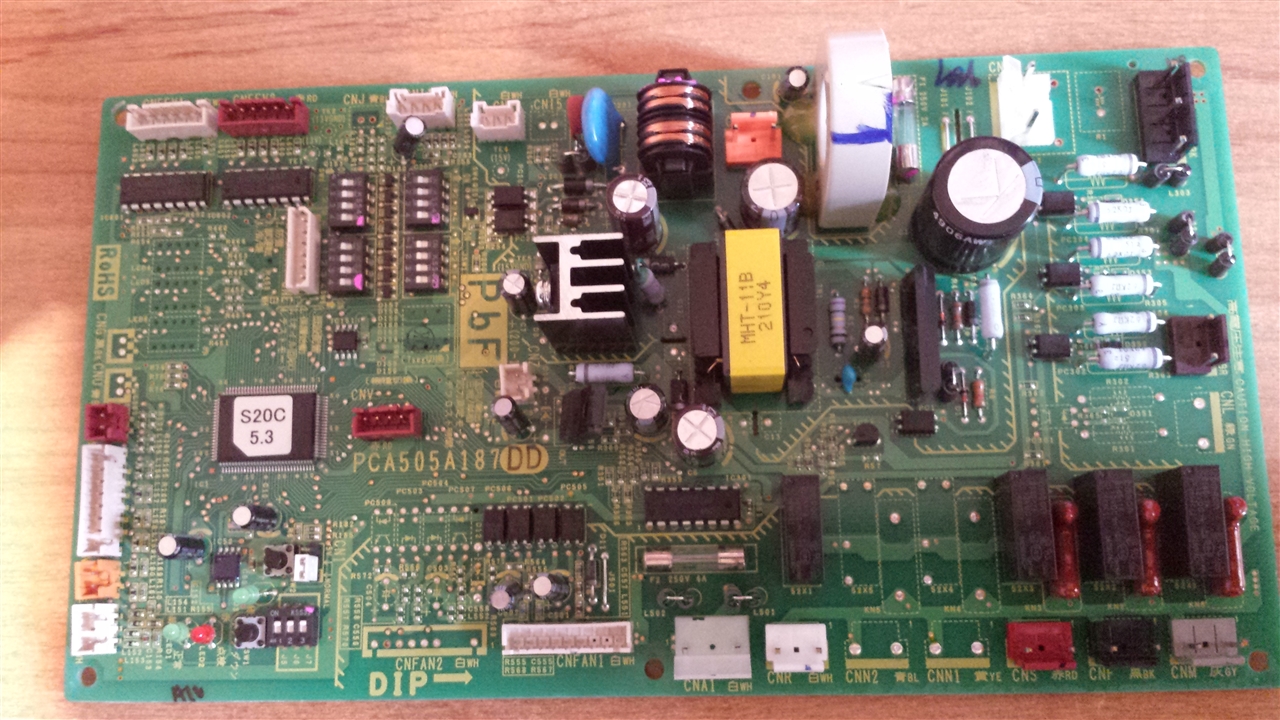 MITSUBISHI RCP505A POWERBOARD PRINTPLAAT