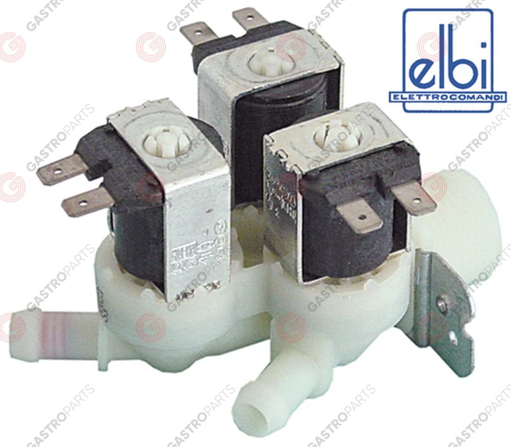 ELBI TRIPLE STRAIGHT  SOLENOIDVALVE MAGNETVENTIL MAGNEETKLEP