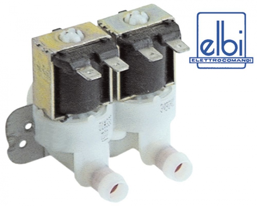 ELBI DOUBLE STRAIGHT SOLENOIDVALVE MAGNETVENTIL MAGNEETKLEP
