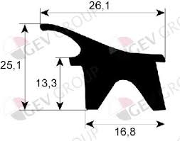 GIGA DOORSEAL DEURRUBBER TÜRDICHTUNG JOINT PORTE