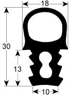 HOUNÖ DOORSEAL DEURRUBBER TÜRDICHTUNG JOINT PORTE