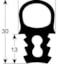 HOUNÖ DOORSEAL DEURRUBBER TÜRDICHTUNG JOINT PORTE