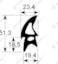 INOXTREND DOORSEAL DEURRUBBER TÜRDICHTUNG JOINT PORTE