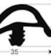 KÜPPERSBUSCH DOORSEAL DEURRUBBER TÜRDICHTUNG JOINT PORTE
