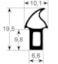 MASTRO DOORSEAL DEURRUBBER TÜRDICHTUNG JOINT PORTE