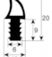 METOS DOORSEAL DEURRUBBER TÜRDICHTUNG JOINT PORTE