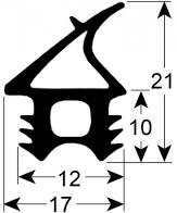 MODULINE DOORSEAL DEURRUBBER TÜRDICHTUNG JOINT PORTE