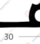 NIGGEMANN DOORSEAL DEURRUBBER TÜRDICHTUNG JOINT PORTE