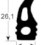 PALUX DOORSEAL DEURRUBBER TÜRDICHTUNG JOINT PORTE