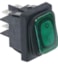 AMATIS WIPSCHAKELAAR ROCKER SWITCH GROEN