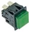 ASCASO WIPSCHAKELAAR ROCKER SWITCH GROEN