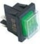 BLANCO WIPSCHAKELAAR ROCKER SWITCH GROEN