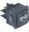 COMENDA WIPSCHAKELAAR ROCKER SWITCH DRUKSCHAKELAAR GROEN