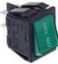 COOKMAX WIPSCHAKELAAR ROCKER SWITCH GROEN