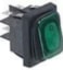 COOKMAX WIPSCHAKELAAR ROCKER SWITCH GROEN