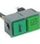 DIHR WIPSCHAKELAAR ROCKER SWITCH DRUKSCHAKELAAR GROEN