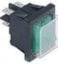 DIHR WIPSCHAKELAAR ROCKER SWITCH DRUKSCHAKELAAR GROEN