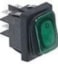 ENOFRIGO WIPSCHAKELAAR ROCKER SWITCH DRUKSCHAKELAAR GROEN