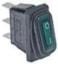 FACTORY WIPSCHAKELAAR ROCKER SWITCH GROEN
