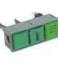KROMO WIPSCHAKELAAR ROCKER SWITCH GROEN