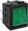 METRO-PROFESSIONAL WIPSCHAKELAAR ROCKER SWITCH GROEN