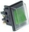 RIEBER WIPSCHAKELAAR ROCKER SWITCH DRUKSCHAKELAAR GROEN