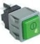ROSINOX WIPSCHAKELAAR ROCKER SWITCH GROEN