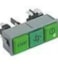 ROSINOX WIPSCHAKELAAR ROCKER SWITCH GROEN