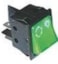 TECFRIGO WIPSCHAKELAAR ROCKER SWITCH GROEN