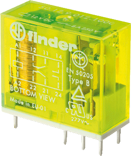 FINDER 50 SERIE - RELAIS MET GEDWONGEN CONTACTEN 8 A