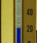 UBEL RECHTE GLASTHERMOMETER