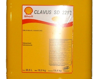 SHELL CLAVUS SD2212 DEELSYNTHETISCHE OLIE