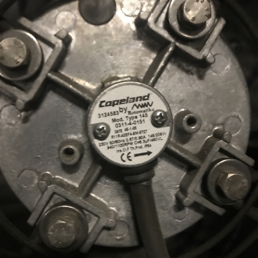 DWM COPELAND VENTILATOREN FANMOTORS