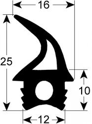 GIORIK DOORSEAL DEURRUBBER TÜRDICHTUNG JOINT PORTE