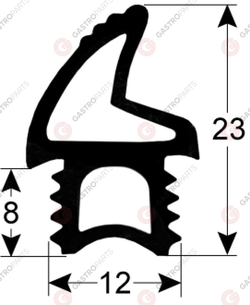 MAKRO PROFESSIONAL DOORSEAL DEURRUBBER TÜRDICHTUNG JOINT PORTE